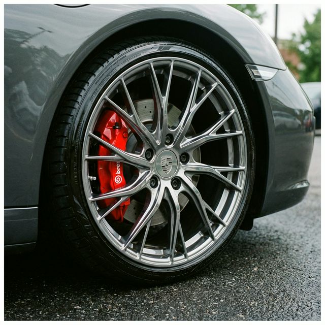 Clean wheel and detailed alloy surfaces